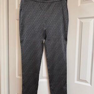 Chicos black and silver pants. Great for the holidays!